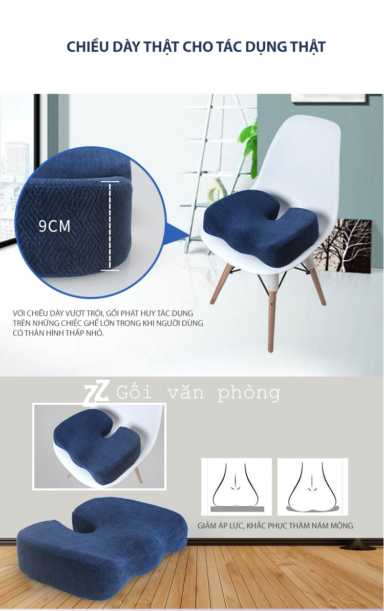 Đệm ngồi văn phòng công thái học GLM-05
