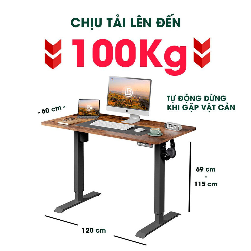 Bàn Công Thái Học nâng hạ Ergonomic chính hãng DEVAISE